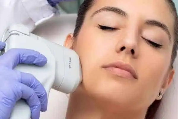 HIFU - Breakthrough in Anti - ageing 1 Image of woman having HIFU Wilmslow treatment